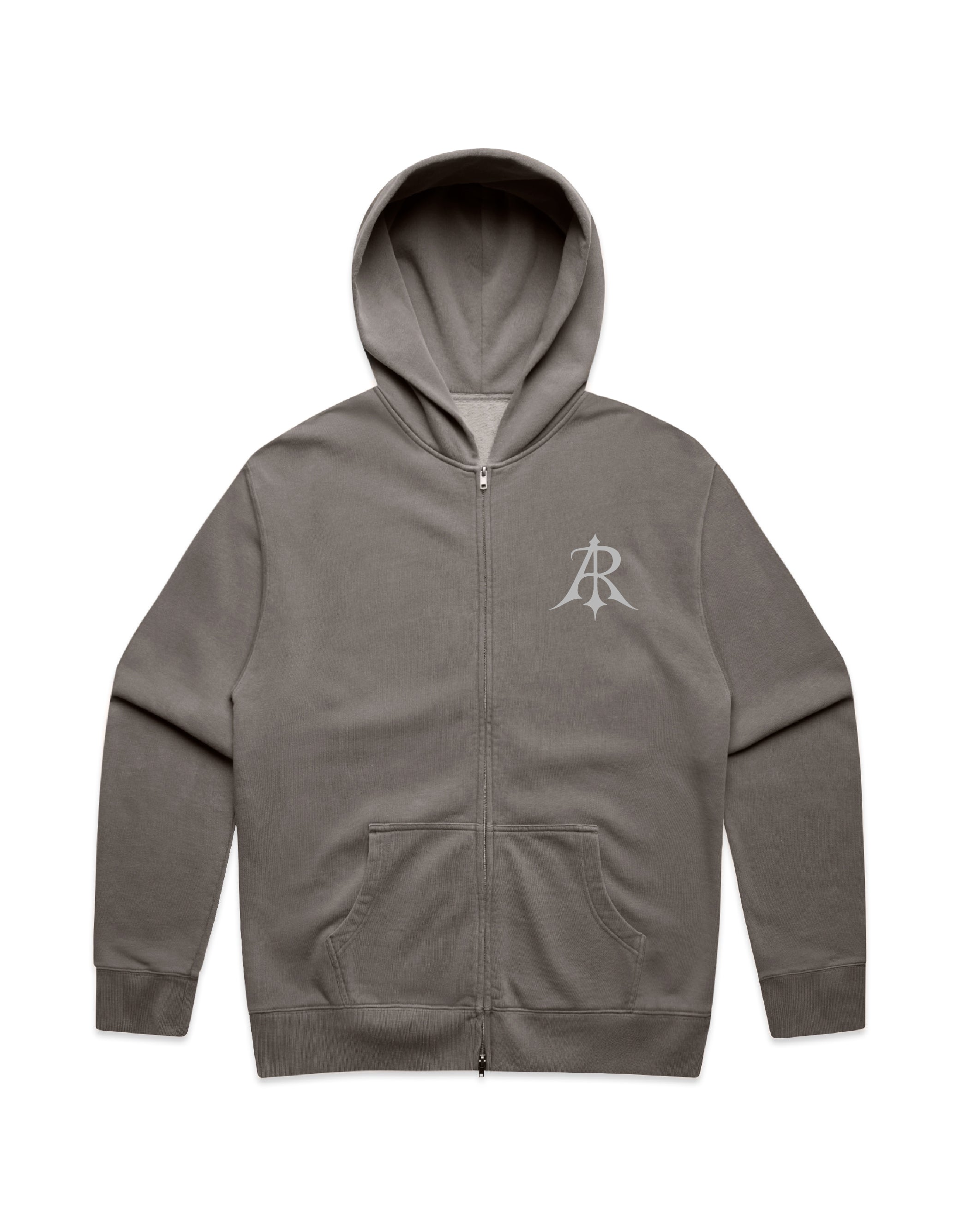 Crest Faded Relax Zip Hoodie