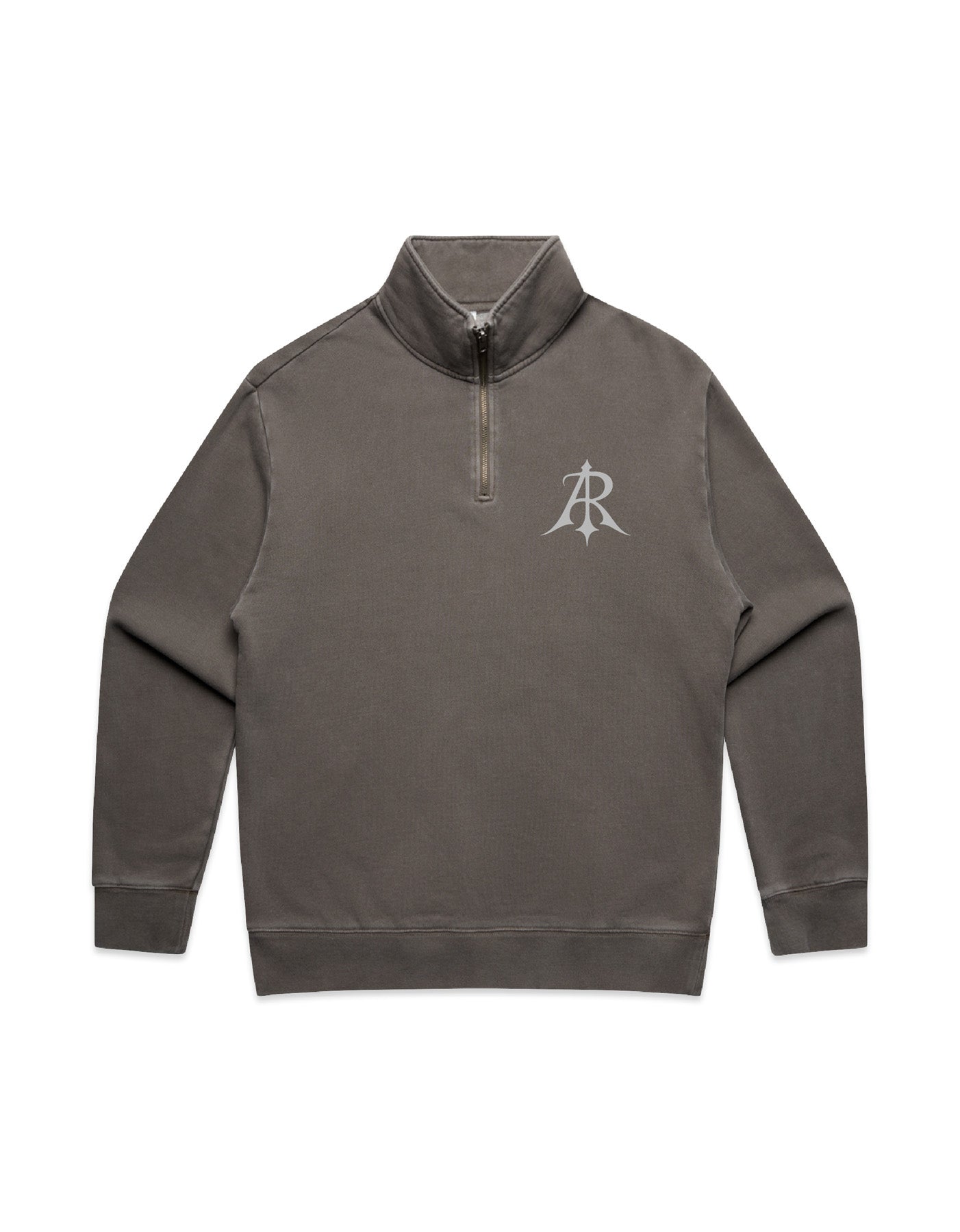 Crest Faded Relax Half Zip Sweater