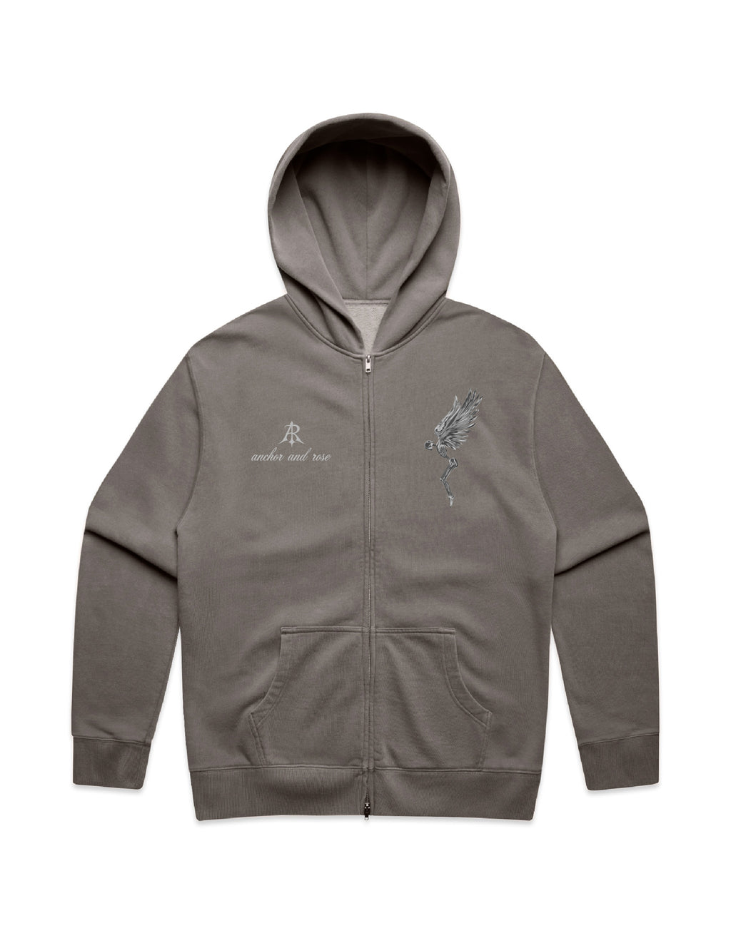 Fallen Angel Faded Relax Zip Hoodie