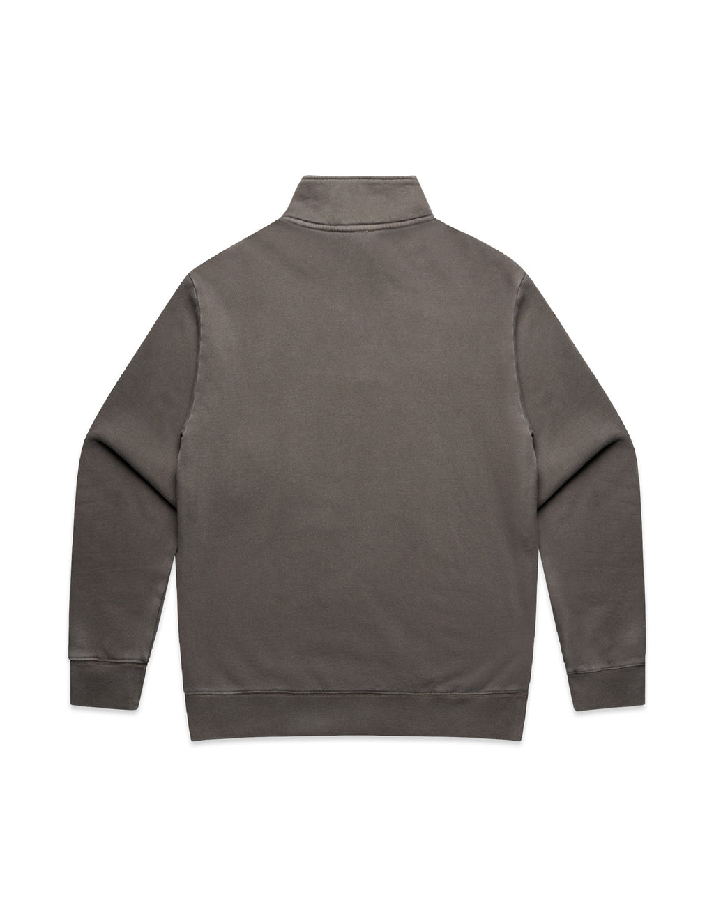 Script Faded Relax Half Zip Sweater