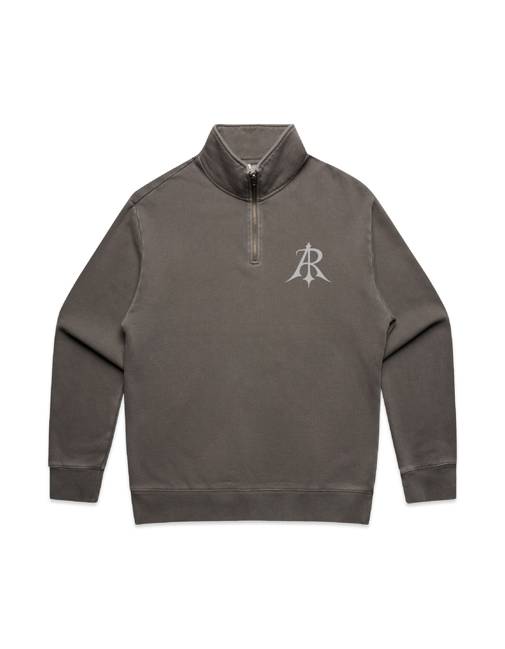 Crest Faded Relax Half Zip Sweater