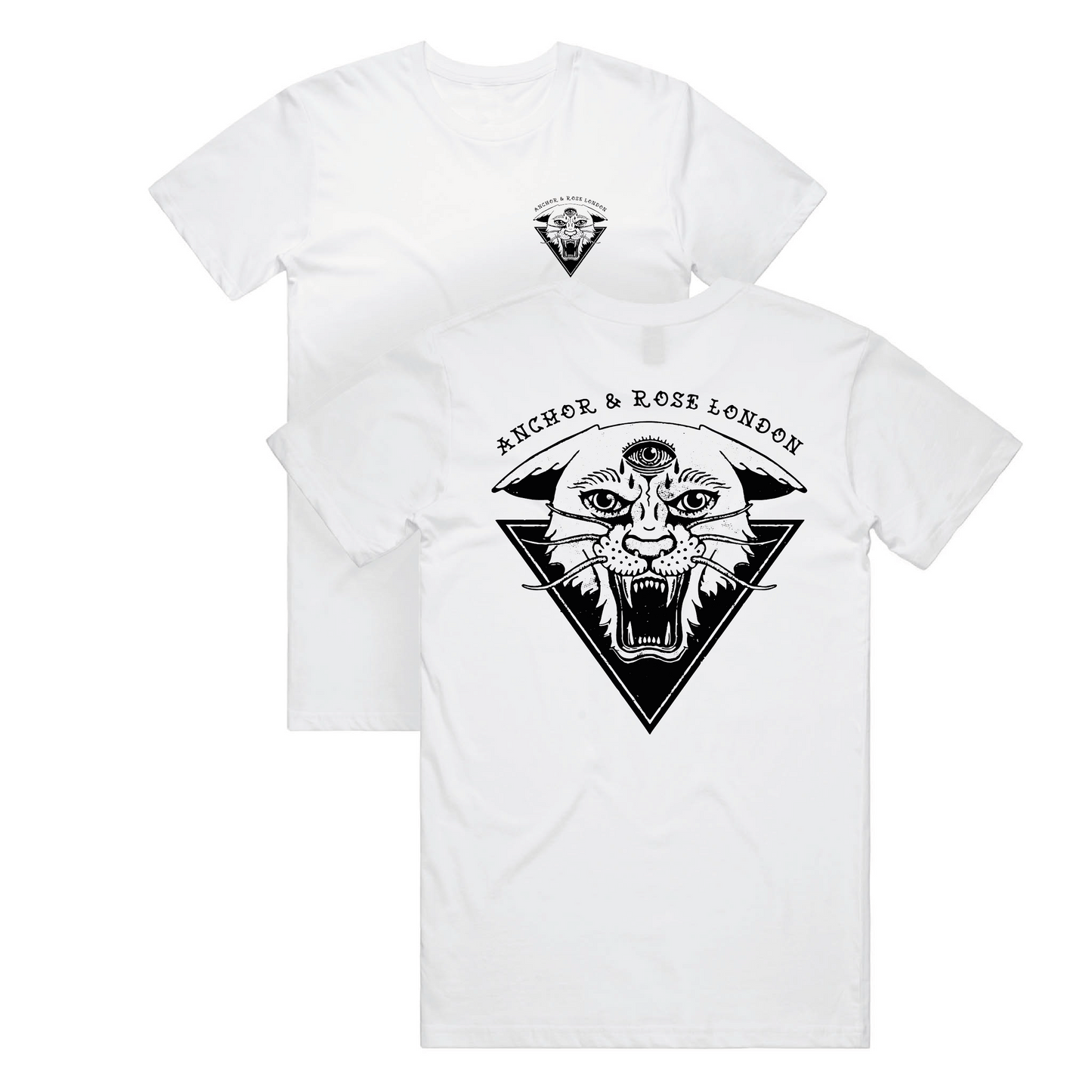 White Jaguar Graphic T-Shirt