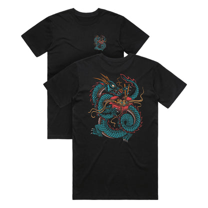 Black Dragonoodle Graphic T-Shirt
