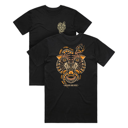 Black Snakebite Graphic T-Shirt