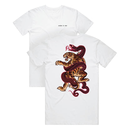 White Bengal Graphic T-Shirt