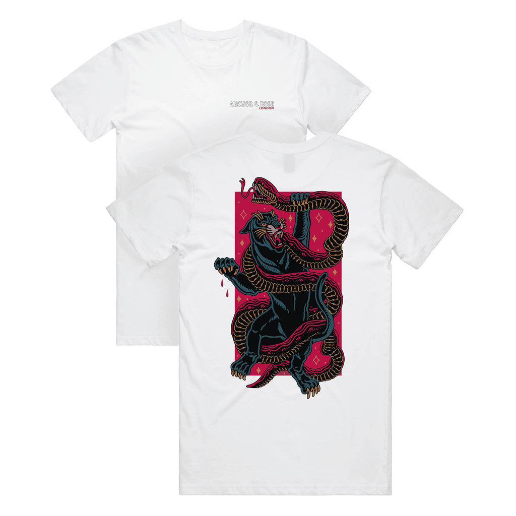 Anchor and Rose White Hunter Tshirt