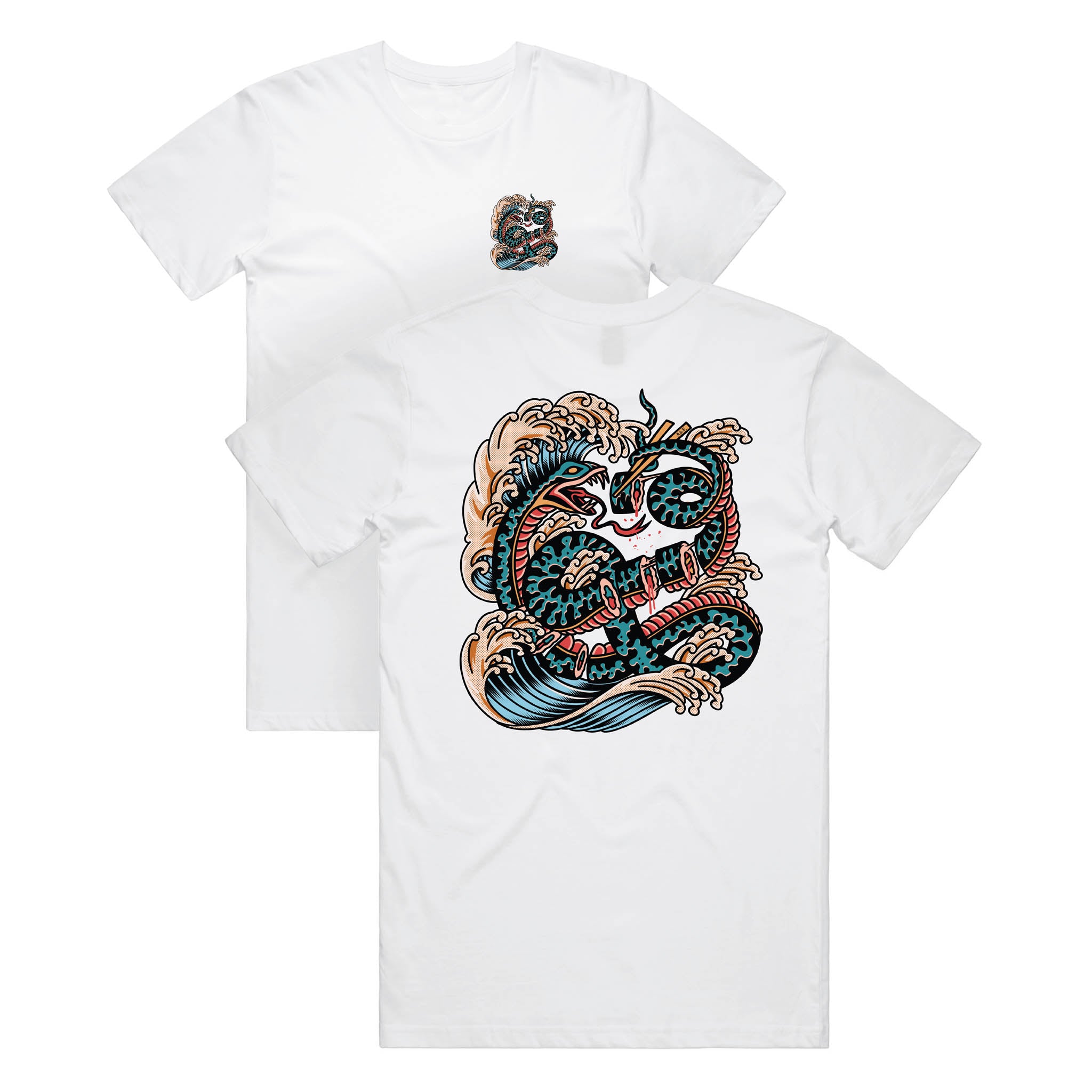Sushi Snake Graphic T-Shirt