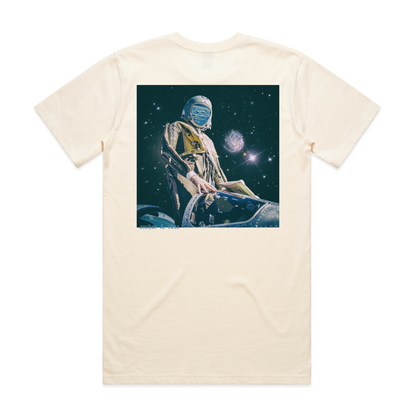 Heavyweight Ecru "Space, Man" T-Shirt