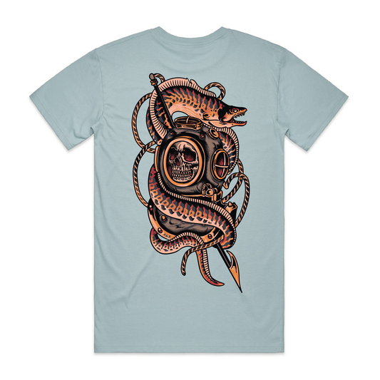 Moray Skull Aqua T-Shirt