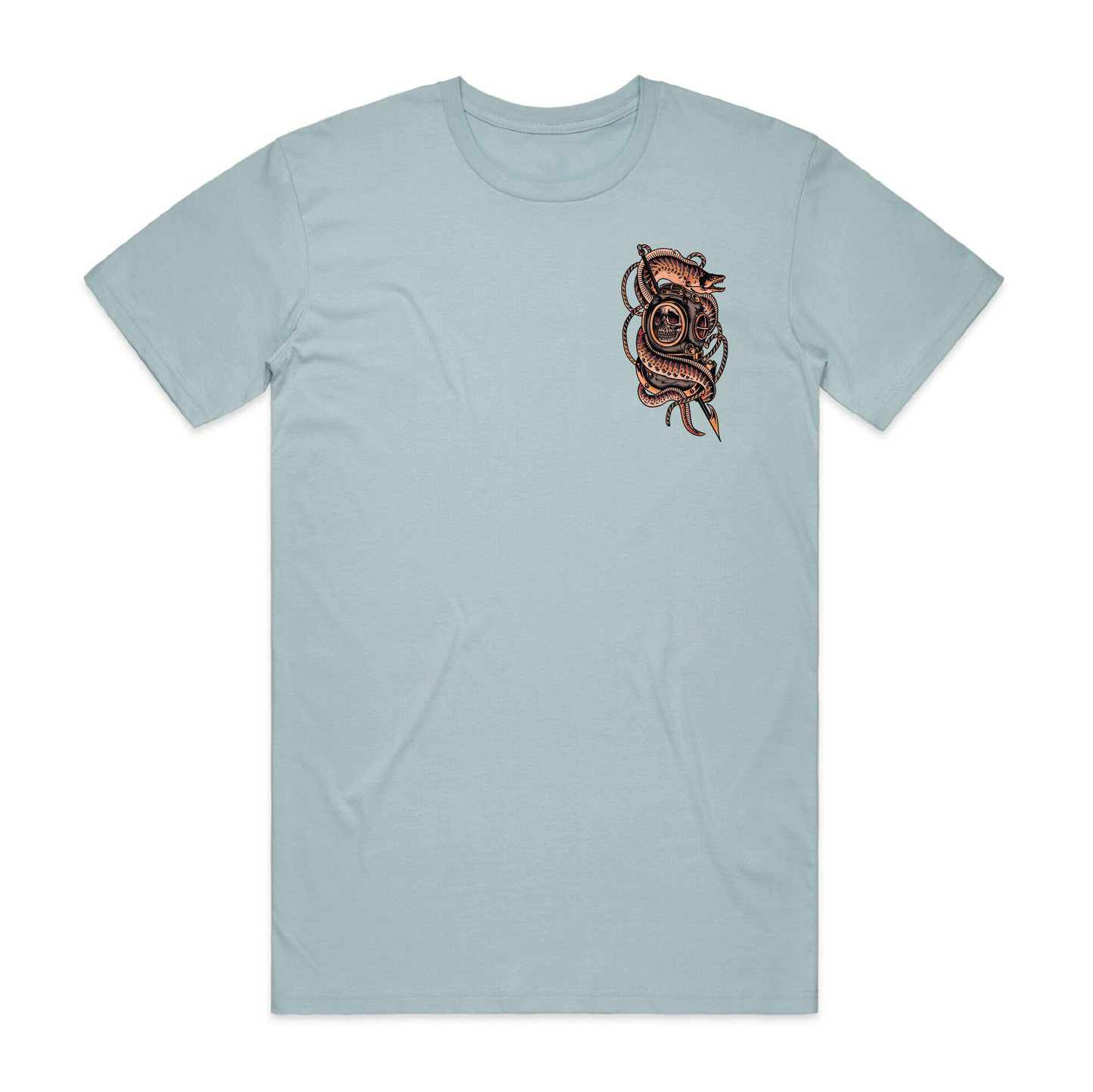 Moray Skull Aqua T-Shirt