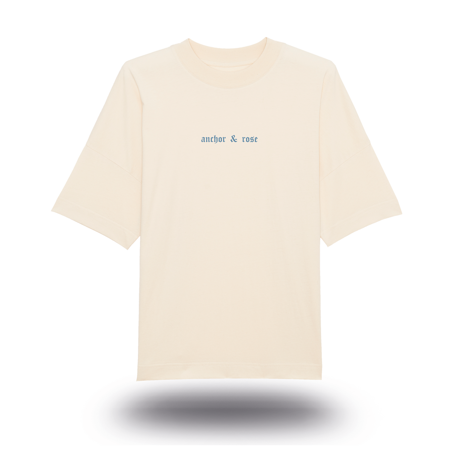 Ecru/White Motif Oversized T-Shirt