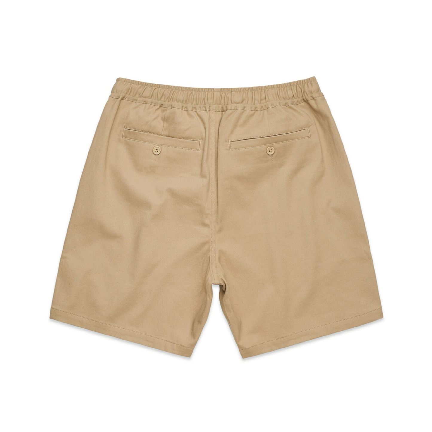 Embroidered Tan Shorts